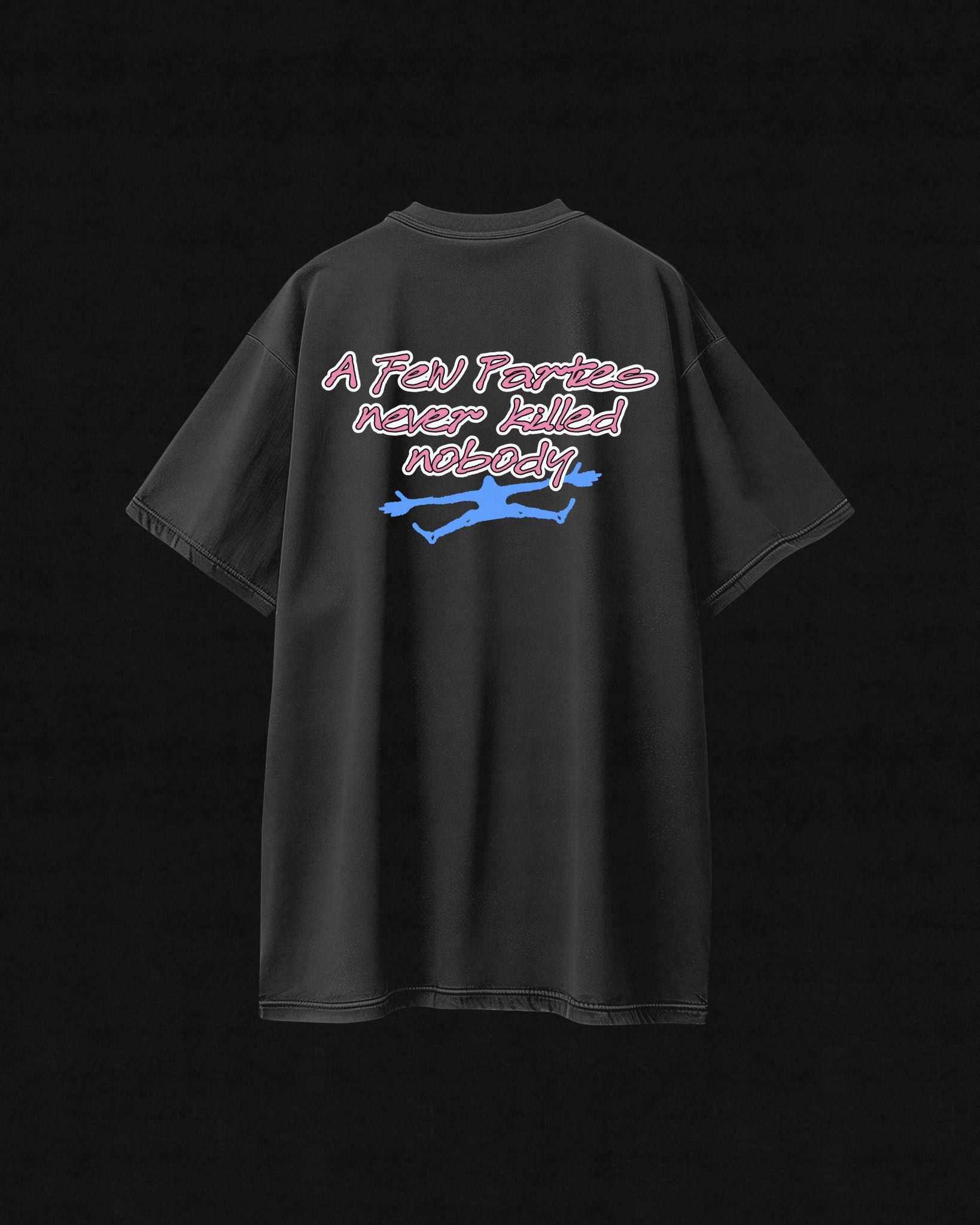 Oversized T-Shirt — Retro Puff Print