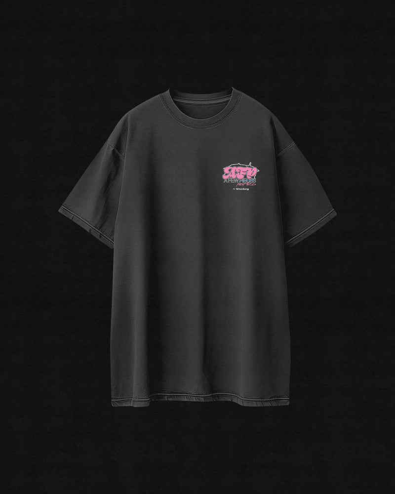 Oversized T-Shirt — Retro Puff Print